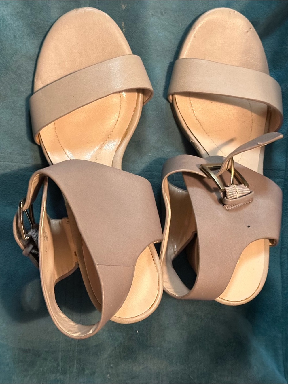 Women's Neutral Beige Open-Toe Sandals
